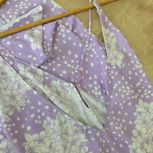 Revolve Endless Summer Floral Suki Dress in Purple Lavender - Picture 9 of 12
